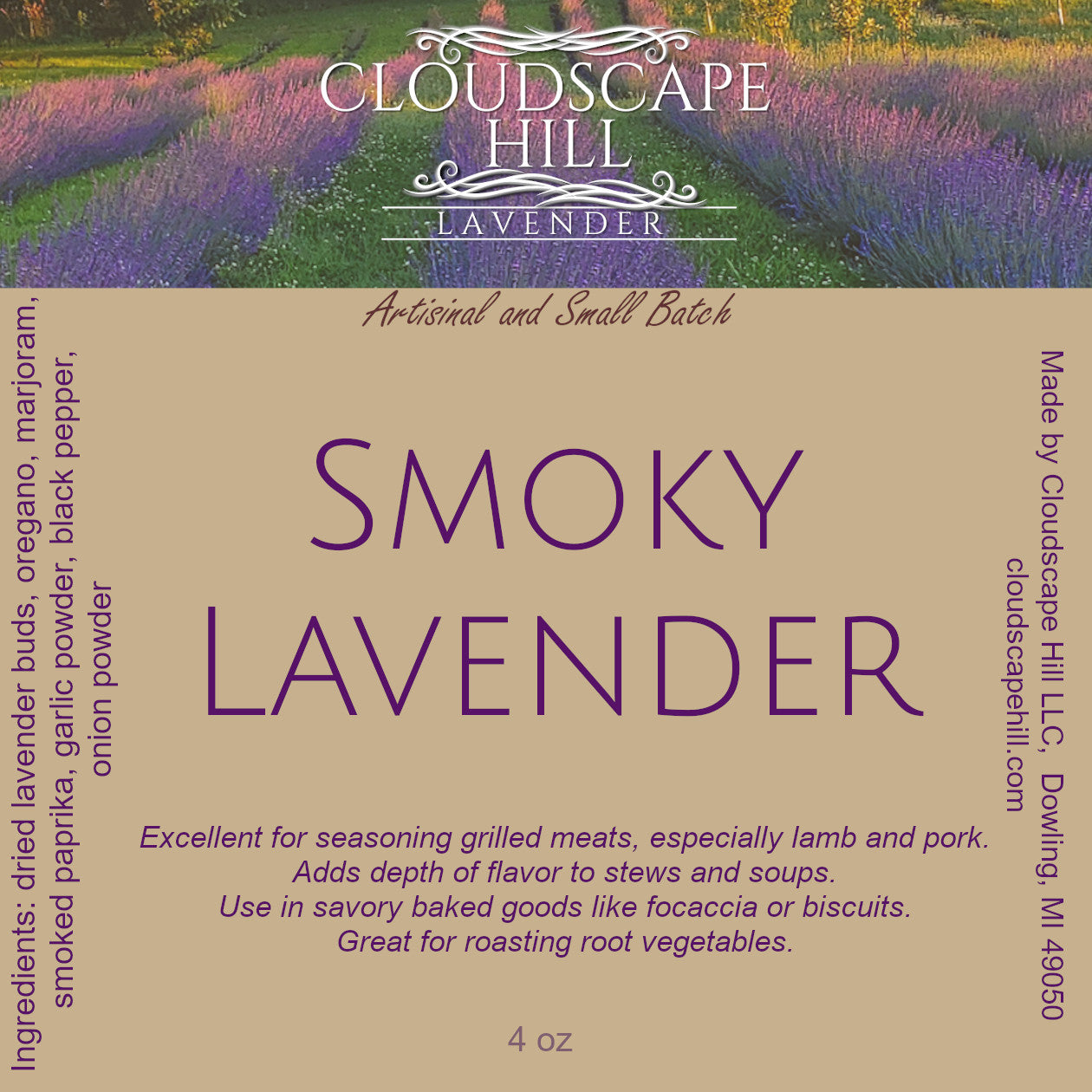 Smoky Lavender Seasoning Blend