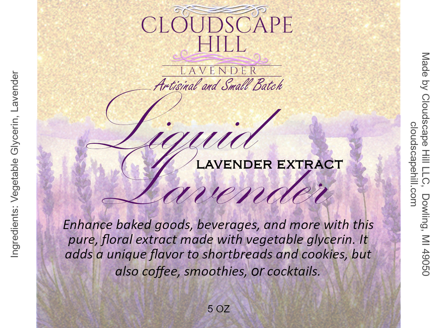 Liquid Lavender (Lavender Glycerite, Extract)