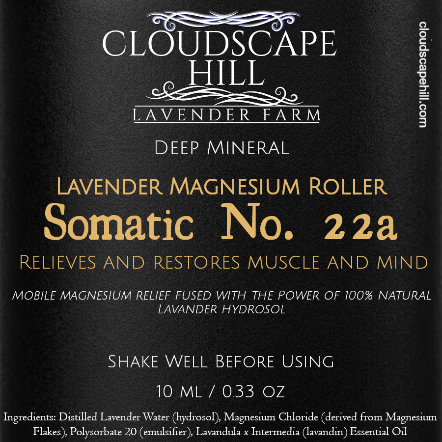 Lavender Magnesium Roller "Somatic No. 22a"