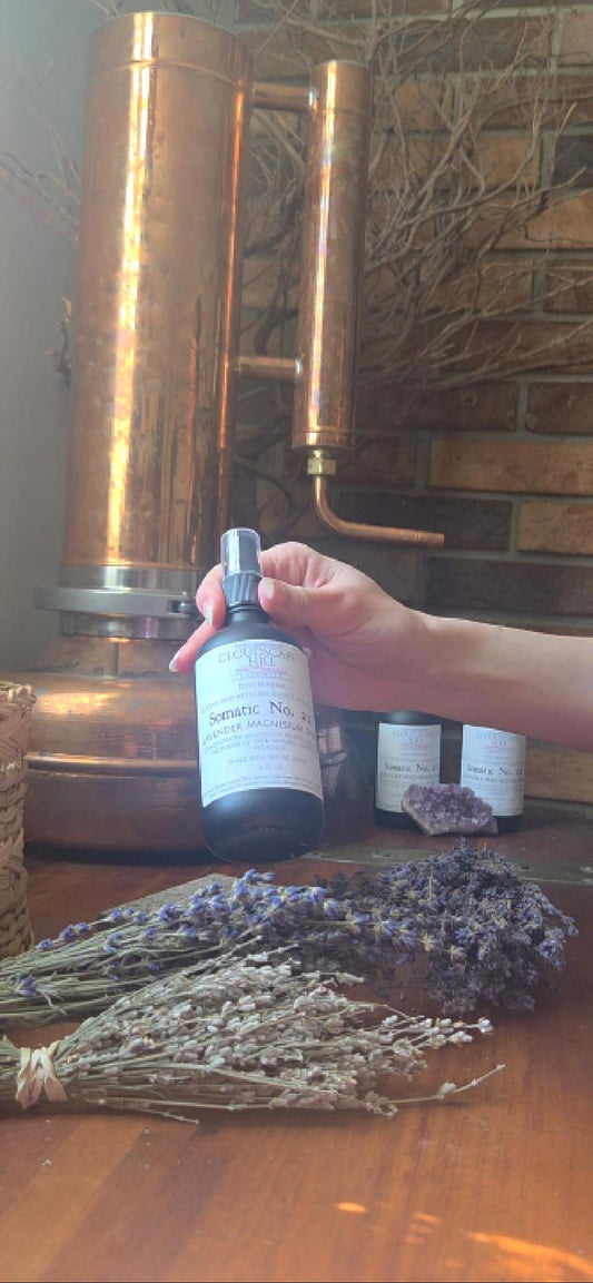 Magnesium spray misting onto skin — natural transdermal muscle recovery, stress relief, and sleep support mist