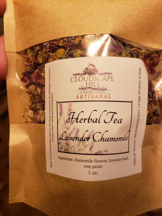 Chamomile, Rose, Lavender Herbal Tea