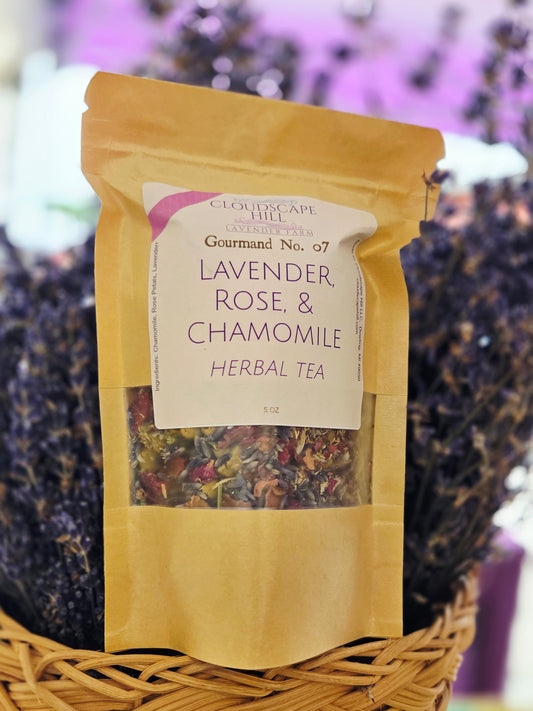 Chamomile, Rose, Lavender Herbal Tea