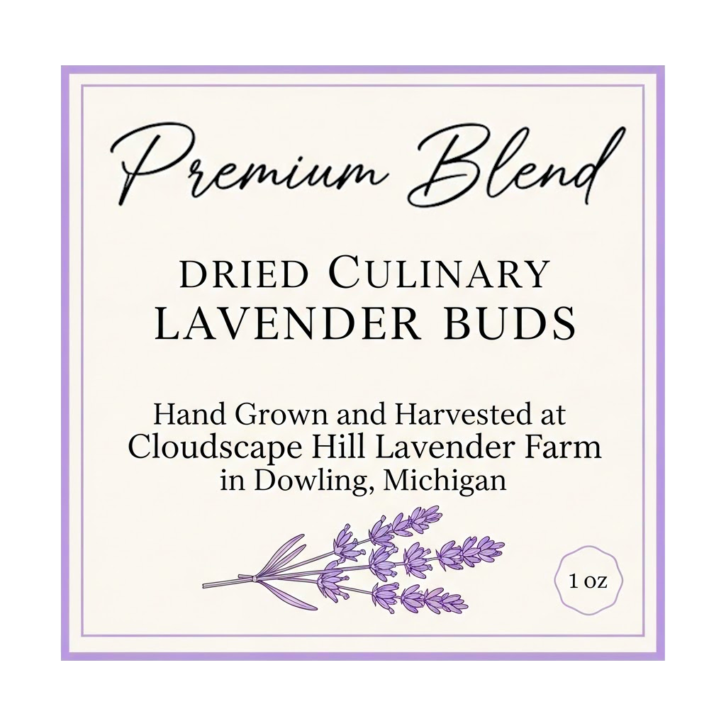Culinary Lavender Buds, Premium Blend