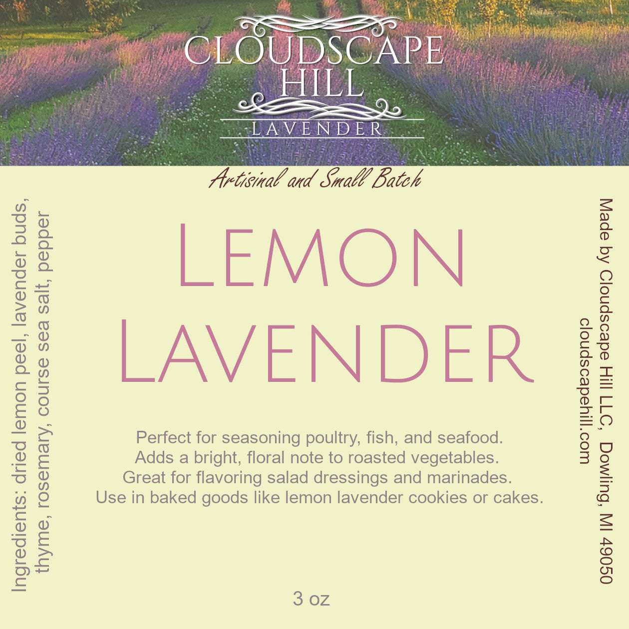 Lemon Lavender Seasoning Blend