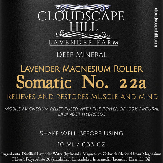 Lavender Magnesium Roller "Somatic No. 22a"