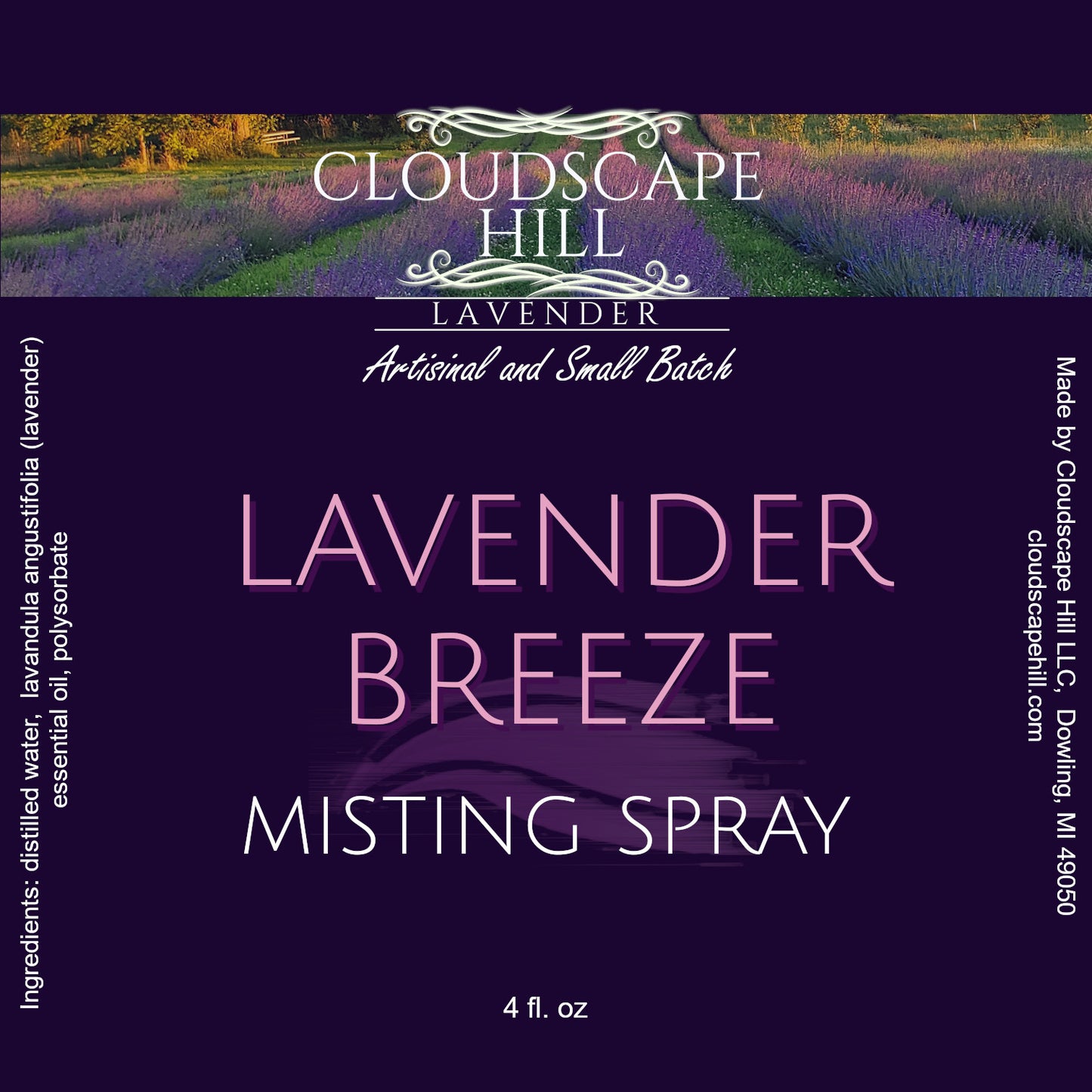 Lavender Breeze Misting Spray